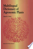 Multilingual Dictionary of Agronomic Plants /