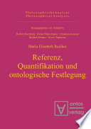 Referenz, Quantifikation und ontologische Festlegung /
