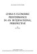 China's economic performance in an international perspective /