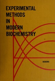 Experimental methods in modern biochemistry.