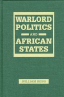 Warlord politics and African states /