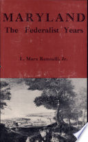 Maryland: the Federalist years /