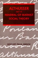 Althusser and the renewal of Marxist social theory /