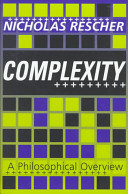 Complexity : a philosophical overview /