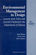 Environmental management in design : lessons from Volvo and Hewlett-Packard for the Department of Defense /