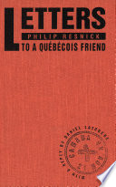 Letters to a Québécois friend /