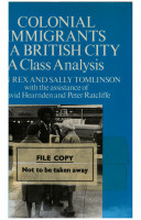 Colonial immigrants in a British city : a class analysis /