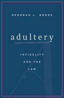 Adultery : Infidelity and the Law /