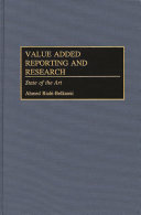 Value added reporting and research : state of the art /