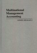 Multinational management accounting /