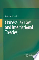 Chinese tax law and international treaties /