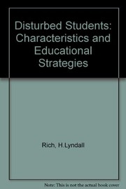 Disturbed students : characteristics and educational strategies /