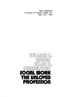 Social work : the unloved profession /