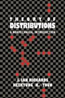Theory of distributions : a non-technical introduction /