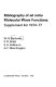 A bibliography of ab initio molecular wave functions : supplement for 1974-77 /