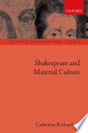 Shakespeare and material culture /