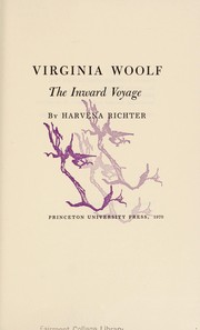 Virginia Woolf; the inward voyage.
