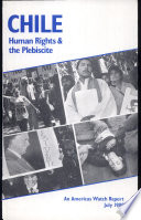 Chile : human rights and the plebiscite.