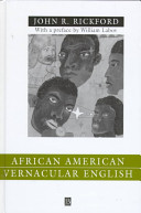 African American vernacular English : features, evolution, educational implications /
