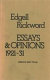Essays & opinions, 1921-1931 /