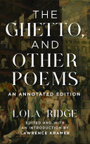 The ghetto : and other poems /