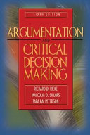 Argumentation and critical decision making /