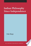 Indian philosophy since independence /