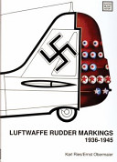 Luftwaffe rudder markings, 1936-1945 /