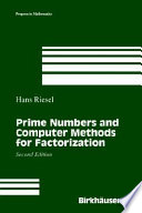 Prime numbers and computer methods for factorization /