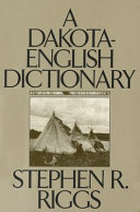 A Dakota-English dictionary /