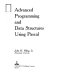 Advanced programming and data structures using PASCAL /