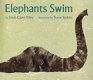 Elephants swim /
