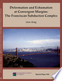 Deformation and exhumation at convergent margins : the Franciscan subduction complex /