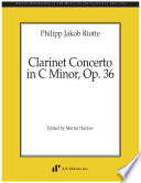 Clarinet concerto in C minor, op. 36 /
