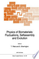 Physics of Biomaterials: Fluctuations, Selfassembly and Evolution /