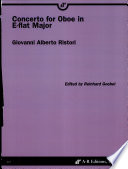 Concerto for oboe in E-flat major /