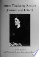 Anne Thackeray Ritchie : journals and letters /