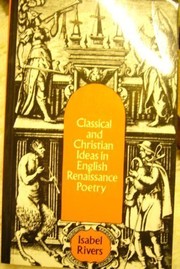Classical and Christian ideas in English Renaissance poetry : a students' guide /