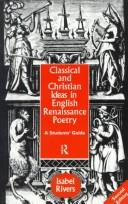 Classical and Christian ideas in English Renaissance poetry : a student's guide /