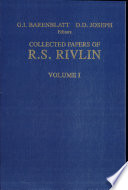 Collected papers of R.S. Rivlin /