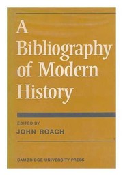 A bibliography of modern history /