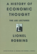 A history of economic thought : the LSE lectures /