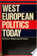 West European politics today /