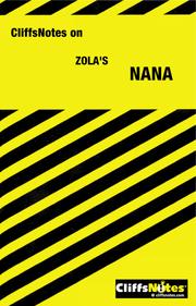 Zola's Nana : notes /