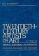 Twentieth-century artists on art : an index to writings, statements, and interviews by artists, architects, and designers /