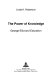 The power of knowledge : George Eliot and education /