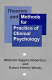 Theories and methods for practice of clinical psychology /