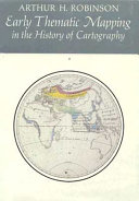 Early thematic mapping in the history of cartography /