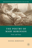 The poetry of Mary Robinson : form and fame /