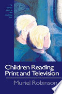 Children reading print and television /